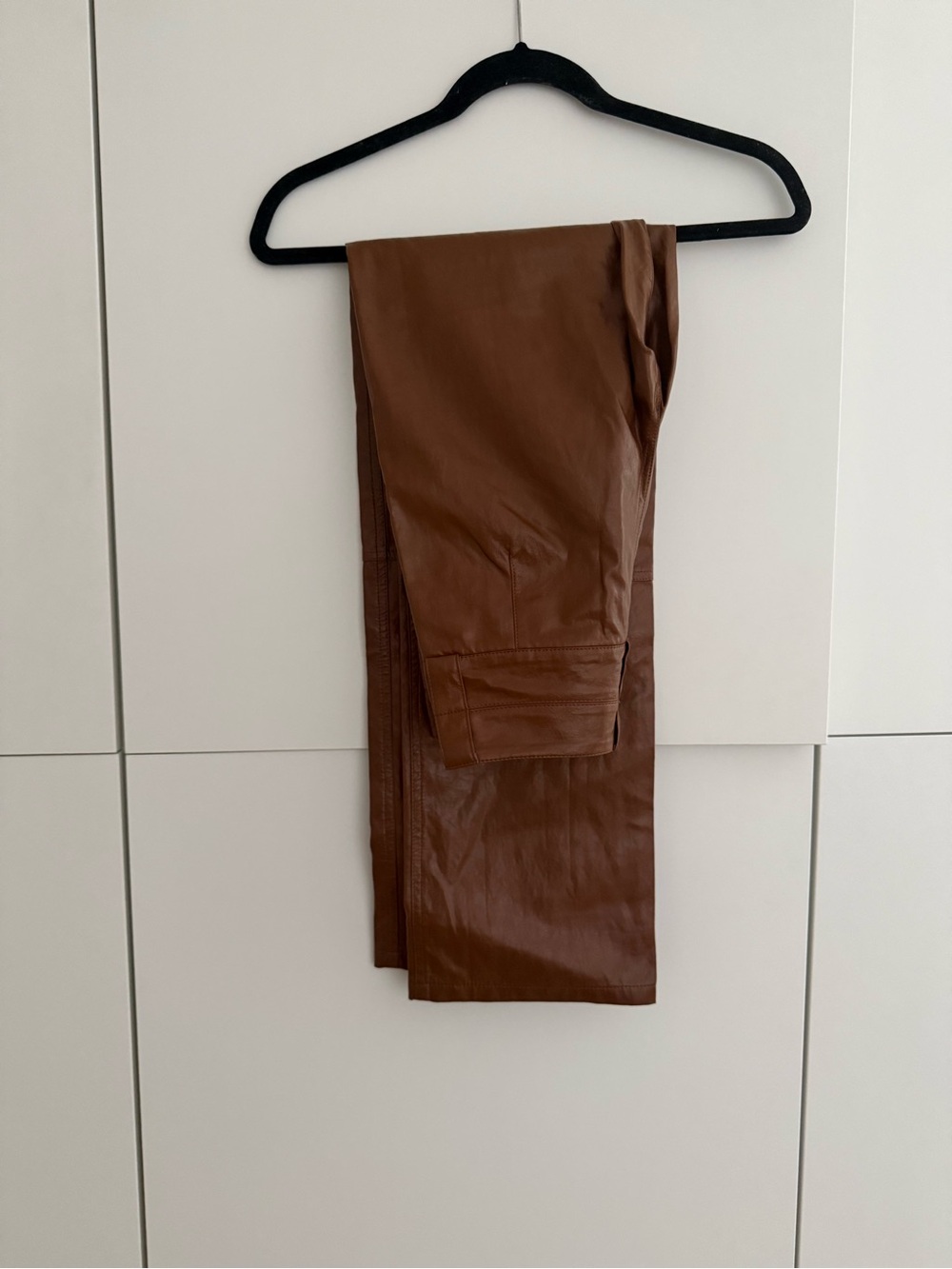 Saint  Art size 0 Women's  vegan Leather Brown   Casual  Pants